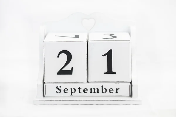 Kalendarz wrzesień numer — Zdjęcie stockowe