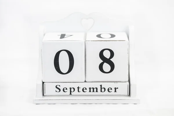 Kalenderblatt September — Stockfoto
