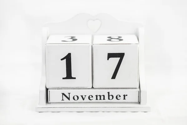 Календарный номер ноября — стоковое фото