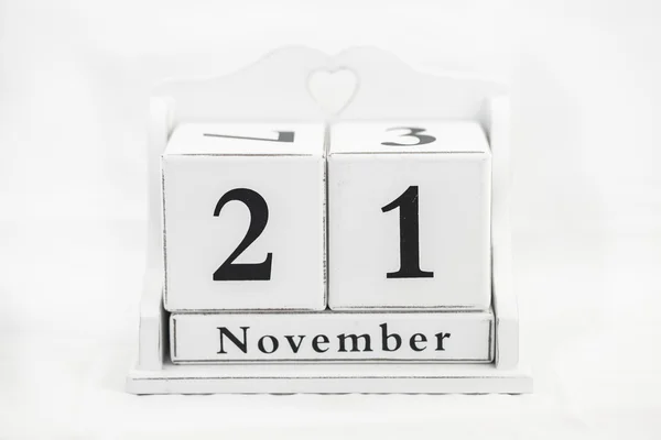 Calendário novembro número — Fotografia de Stock