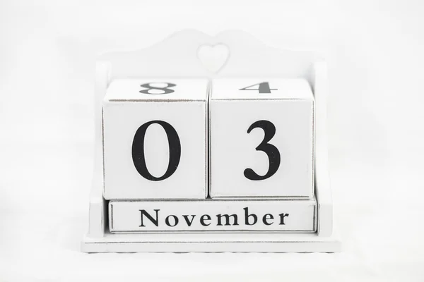 Calendário novembro número — Fotografia de Stock
