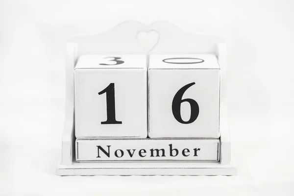 Calendário novembro número — Fotografia de Stock