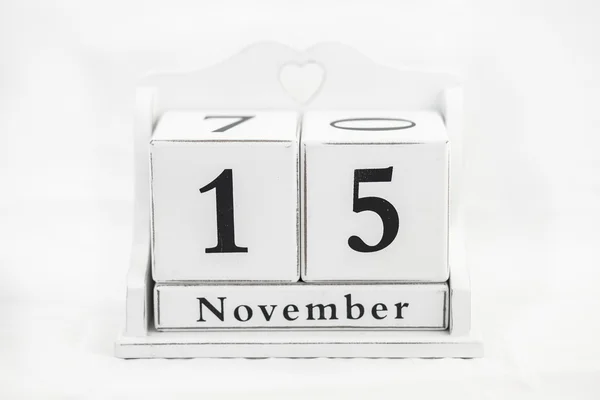 Calendário novembro número — Fotografia de Stock