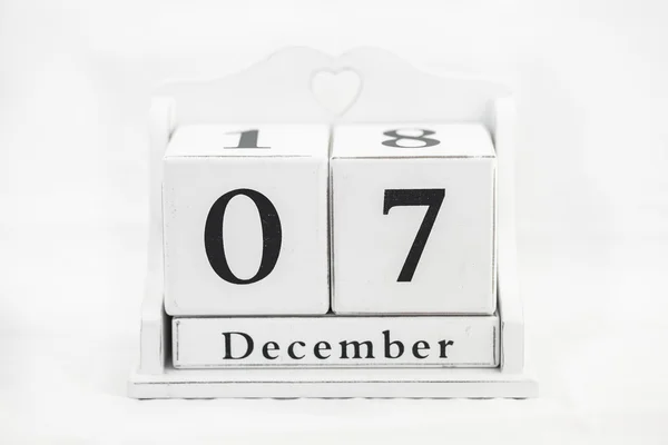 Calendario número de diciembre — Foto de Stock