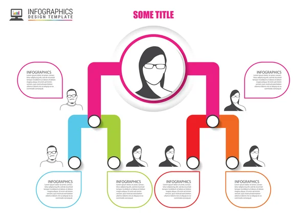 Kuruluş Grafiği infographics tasarım. Infographics. Vektör