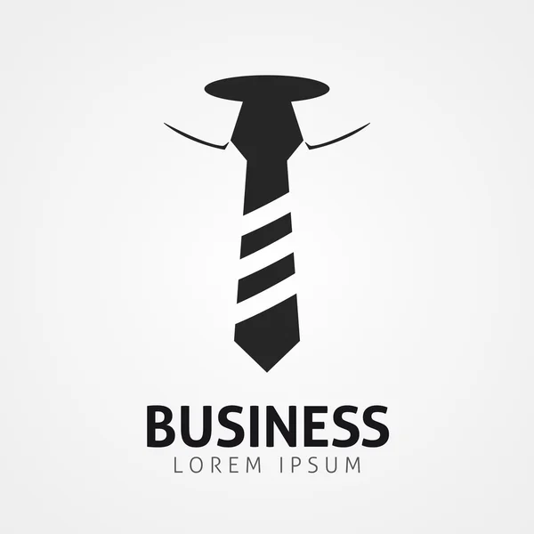 Modern üzleti nyakkendő. Ikon szimbólum. Vektor — Stock Vector