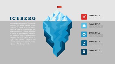 Infographic tasarım şablonu. 5 adımlı yaratıcı bir kavram. İş akışı düzeni, diyagram, pankart, web tasarımı için kullanılabilir. Vektör illüstrasyonu