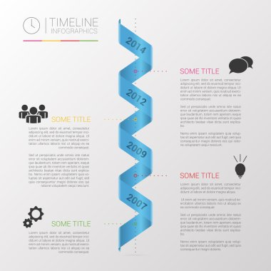 En az infographics tasarlamak vektör sarmal ile