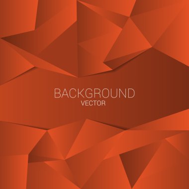 Turuncu geometrik arka plan. vektör çizim