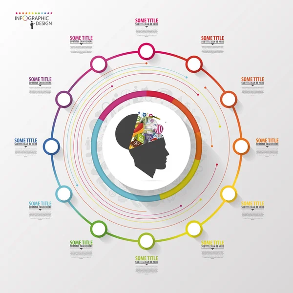 Abstrakte 3D digitale Illustration Infografik. Vektorillustration — Stockvektor