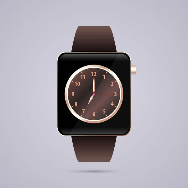 Luxus-Smartwatch. modernes Design. Vektorillustration — Stockvektor