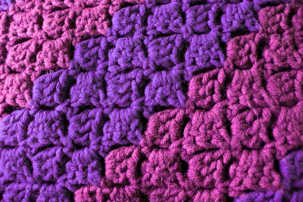 Tessuto Crochet Pattern Disegno Del Filo Sfondo Con Texture Unica — Foto Stock