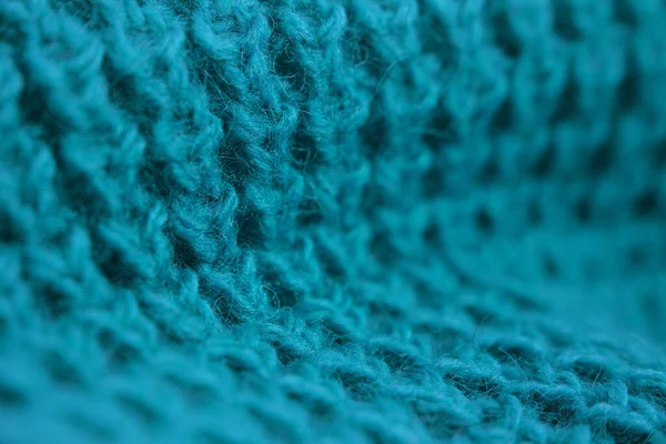 Azul Tecido Belo Têxtil Macro Design Fundo Com Textura Única — Fotografia de Stock