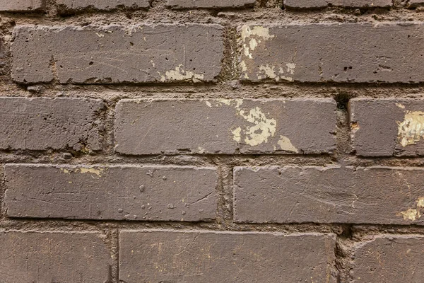 Brown Mattone Wall Close Spazi Texture Spazio Testo Sfondo Rustico — Foto Stock