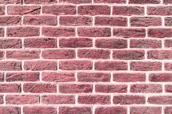 Brick Wall Tekstury Różowy Creme Cegła Białym Wypełnieniem Tła Rustykalny — Zdjęcie stockowe