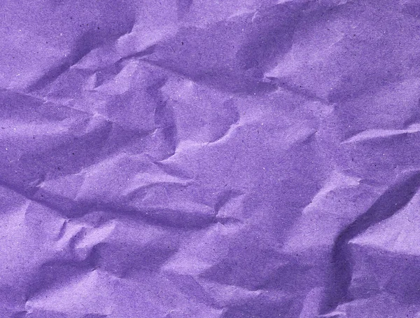 Hoja Blanco Arrugada Papel Kraft Envoltura Púrpura Textura Vintage Textura — Foto de Stock
