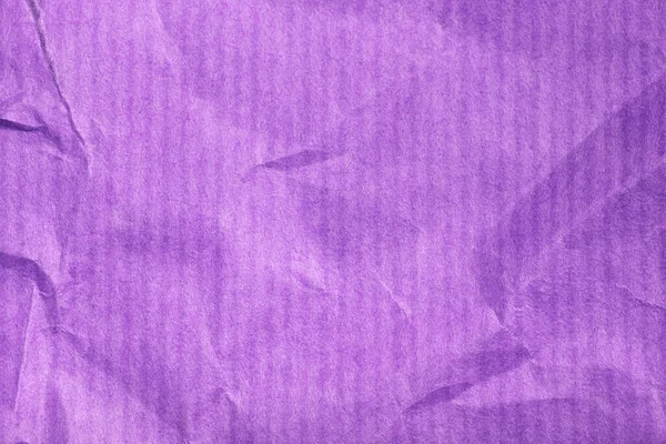 Crumpled Purple Paper Texture Closeup Textura Papel — Fotografia de Stock
