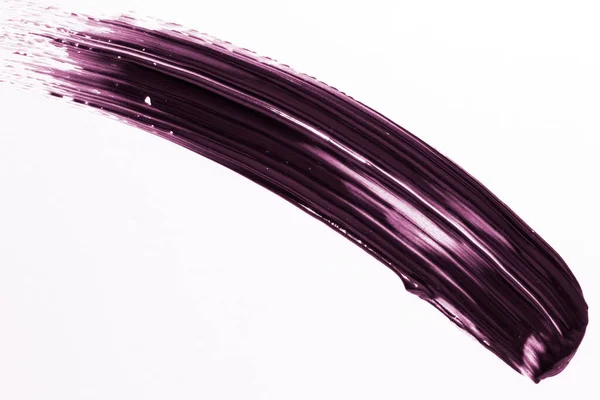 Purple Brush Stroke White Background Strain Abstract Background — Stock Photo, Image