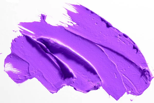Purple Brush Stroke White Tło Szczep Abstrakcyjne Tło — Zdjęcie stockowe