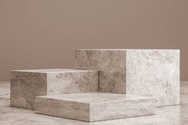 Marble Pedestal Ürün Gösterimi Lüks Arkaplan Sunum Konsepti Taş Podyum Sahnesi 3d Mermer desen soyut arka plan yüksek çözünürlüklü