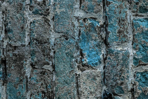 青と黒のレンガの壁の背景や壁紙 — ストック写真