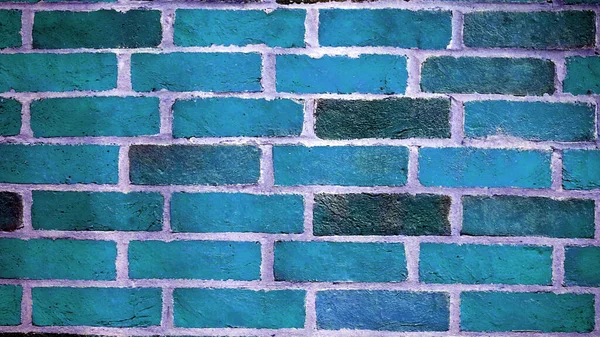Landschaft Fotografie Von Blue Brick Wall Hintergrund — Stockfoto