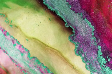 Kısmen Alkol Mürekkebi Boyama Soyut Arkaplan