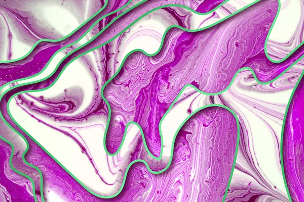 Имитация Agate Ripple Pattern Purple White Abstract Illustration — стоковое фото