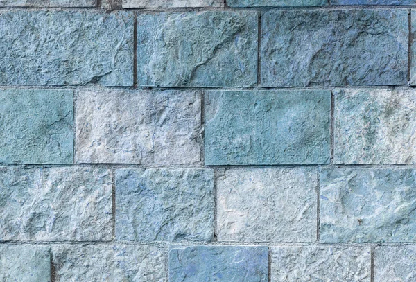 Modrá Top View Brick Wall Pozadí Tapety — Stock fotografie