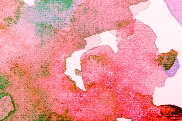 Růžové Barevné Kopírování Prostor Akvarel Pozadí — Stock fotografie