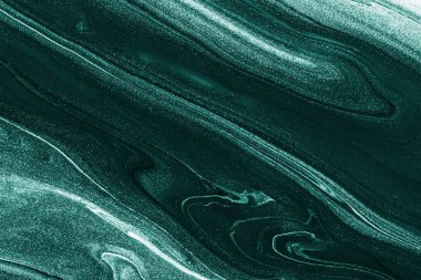 Siyah sıvı mermer arka plan soyut akış dokusu deneysel sanat