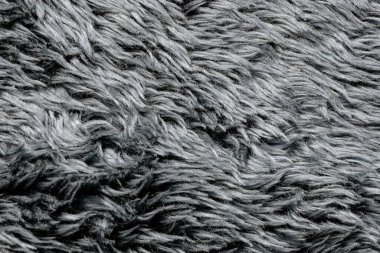 yakın plan gri yumuşak yün dokusu arka plan, pamuk yünü, kürk dokusu