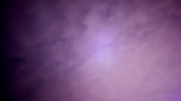 Gece Vakti Gökyüzünün Görüntüsü Hareket Eden Bulutlar Karanlık Atmosfer — Stok video