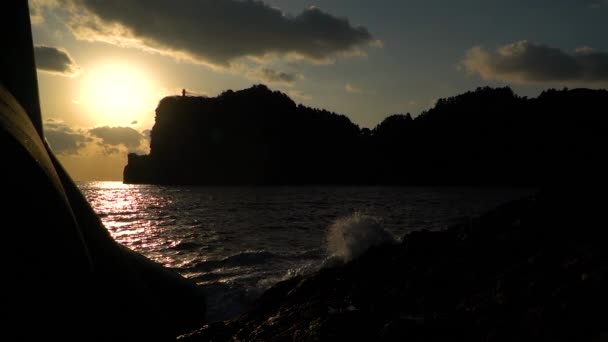 Landschap Van Ulleung Gun Gyeongsangbuk Korea — Stockvideo