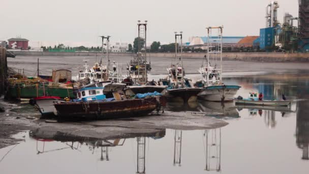 Soraepogu Mały Port Incheon — Wideo stockowe