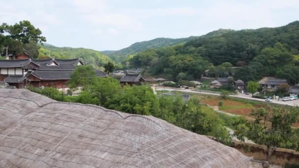 Dél Koreai Gyeongju Városban Van Egy Híres Falu Amelyet Unesco — Stock videók