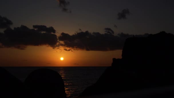 Zonsopgang Van Ulleung Gun Gyeongsangbuk Korea — Stockvideo