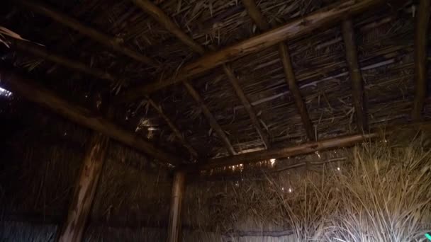 Casa Paja Tradicional Ulleungdo Corea — Vídeo de stock