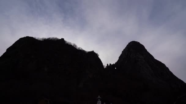 Ulleungdo Corea Del Sur Diciembre 2019 Templo Seongbulsa Ubicado Ulleung — Vídeos de Stock