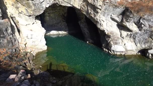 亀雲荘 韓国の河川侵食の前期旧石器時代の堆積物と地形 — ストック動画