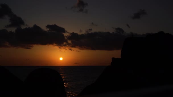 Amanecer Ulleung Gun Gyeongsangbuk Corea — Vídeos de Stock