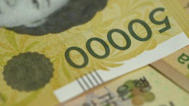 Güney Kore 'nin Macro manzarası 50.000 won.