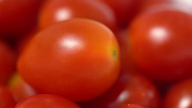 Taze domateslerin makro görüntüsü