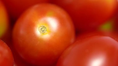 Taze domateslerin makro görüntüsü