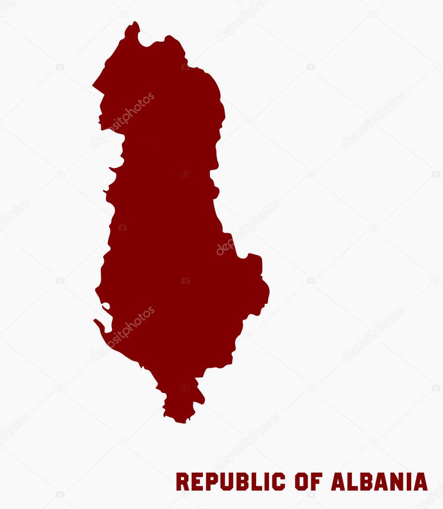 vector map of Albania. you can use it for any needs