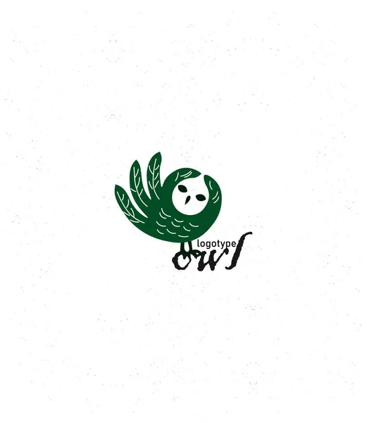 Orijinal tasarımda stilize baykuşların logosu