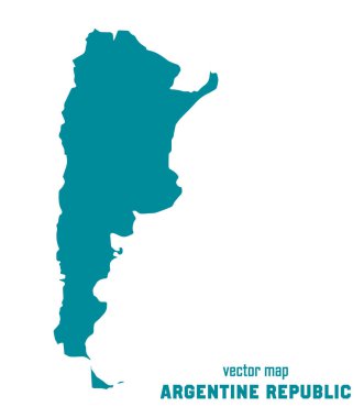 Arjantin 'in vektör haritası. Herhangi bir ihtiyaç için kullanabilirsin.