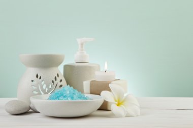 spa tedavisi ayarı konsepti üzerine ışık güzel kompozisyon 