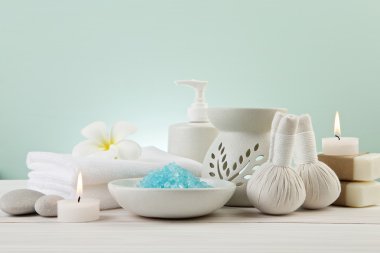spa tedavisi ayarı konsepti üzerine ışık güzel kompozisyon 