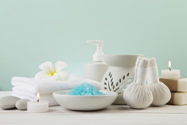 güzel spa tedavi ürünleri ışık ayarlama bileşimi
